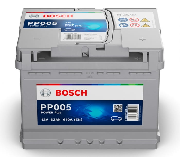Акумулатор Bosch Power PLUS 63Ah, 12V, PP005